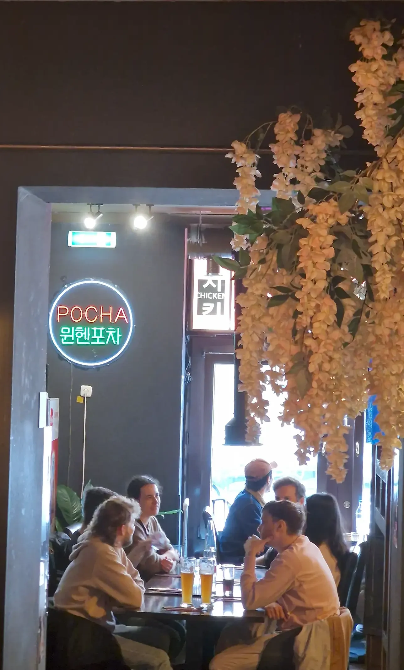 Pocha Korean restaurant interior in Munich