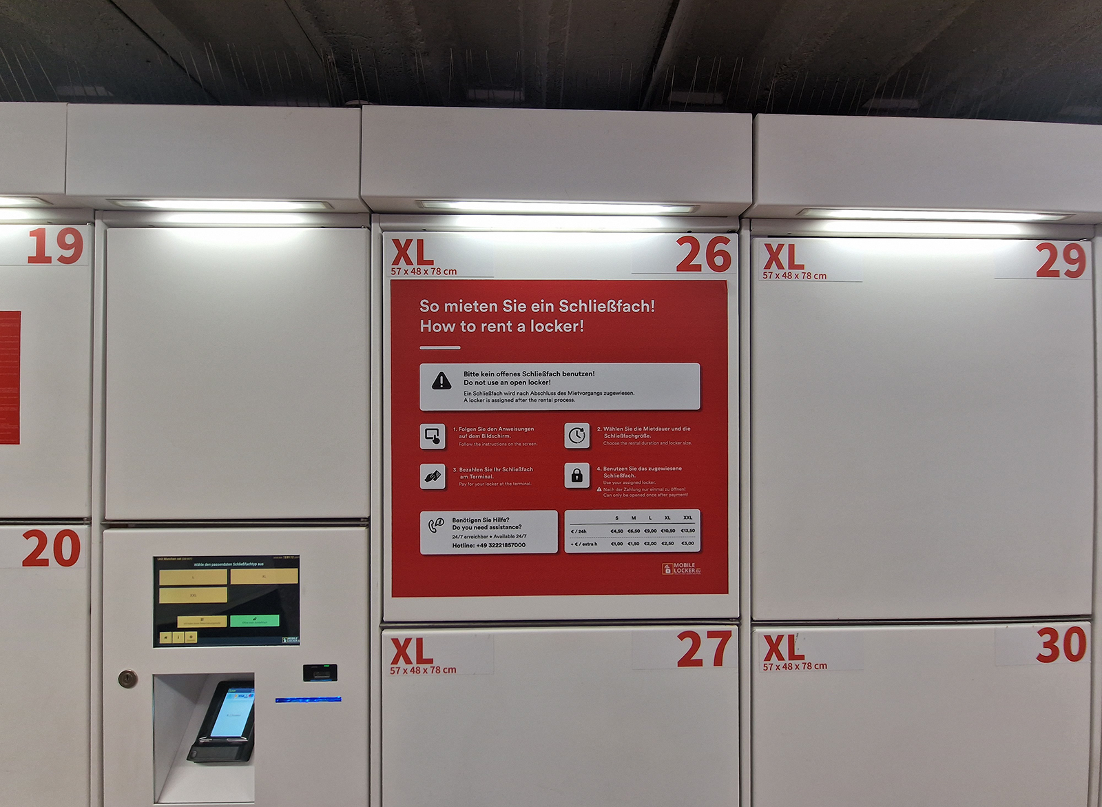 Ostbahnhof Mobile Locker at München Ost