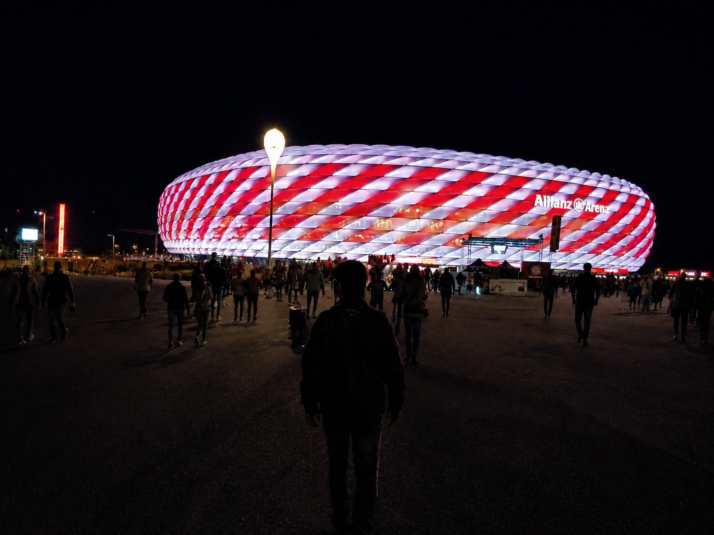 Allianz Arena Munich at night