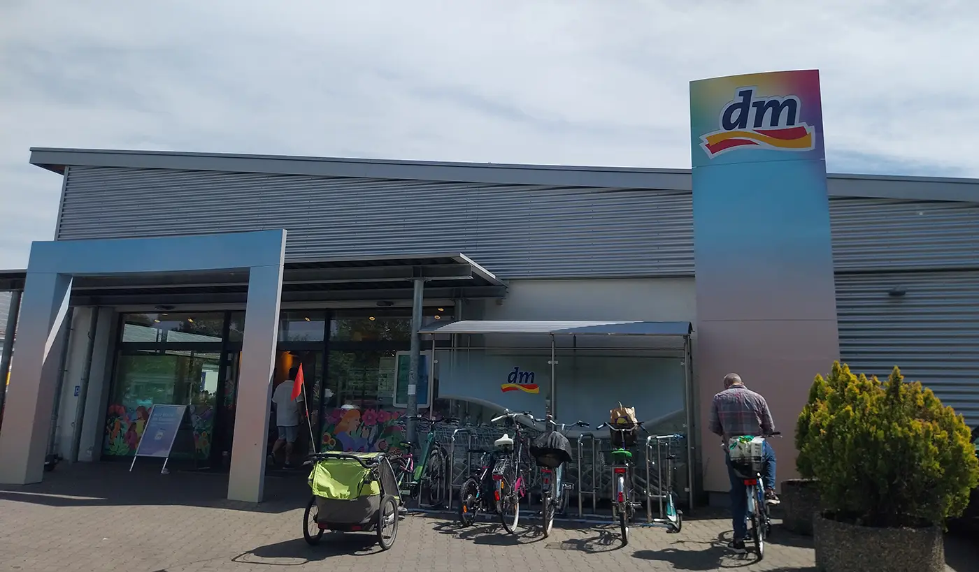 dm drugstore exterior in Munich