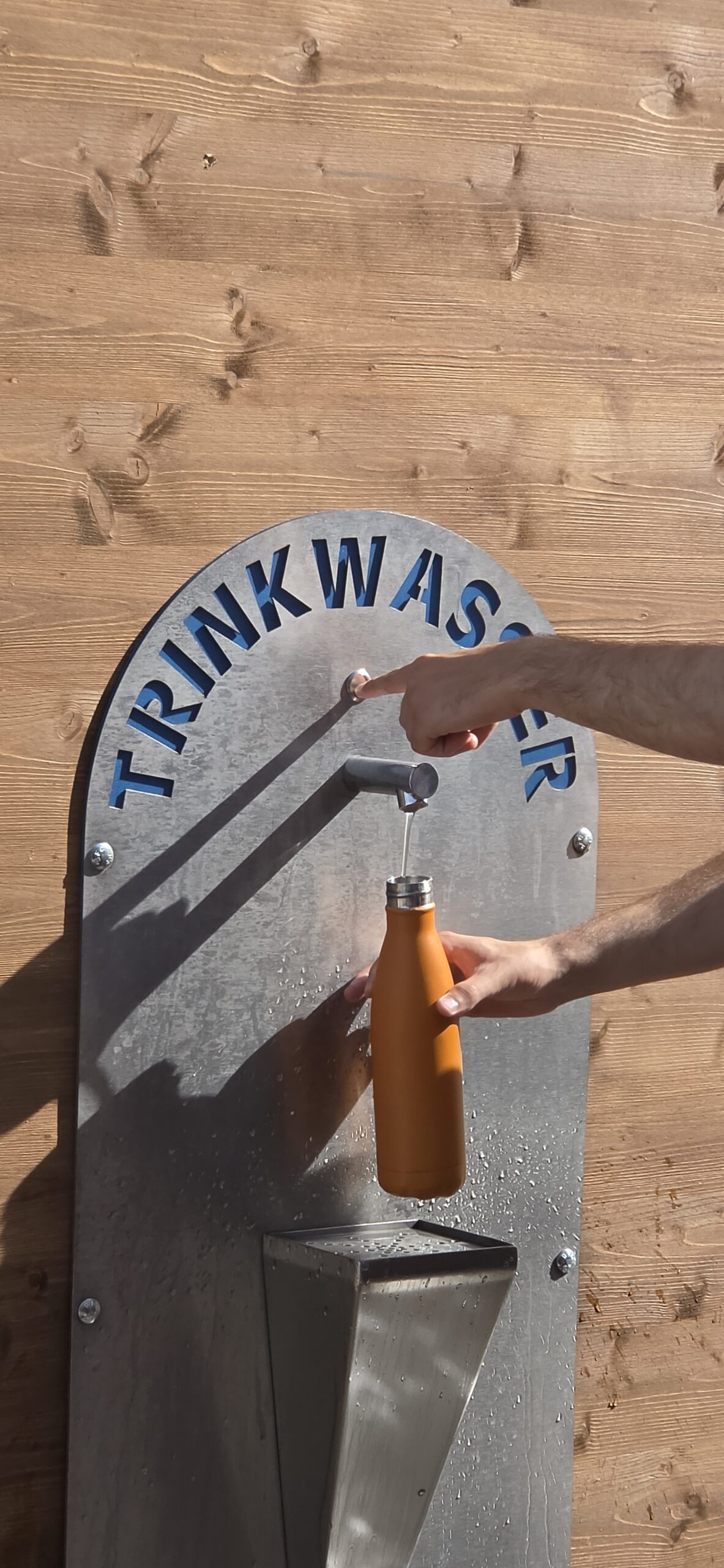 Free drinking-water station inside the Oktoberfest grounds